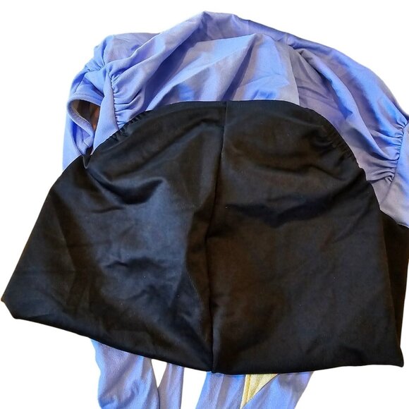 Vintage 90s Miraclesuit Size Medium Halter One‎ Piece Swimsuit Wired Cups Ruched - Picture 7 of 12